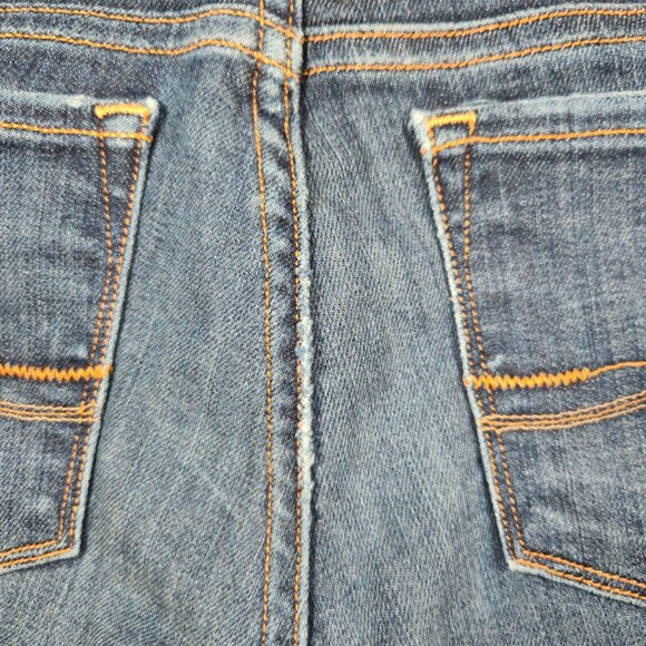 Lucky Brand Jeans Women Size 0 Blue Denim Charlie Straight Ankle Casual Classic - Picture 11 of 13